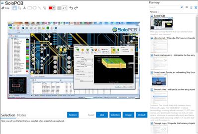 SoloPCB - Flamory bookmarks and screenshots