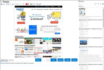 Sopixi - Flamory bookmarks and screenshots