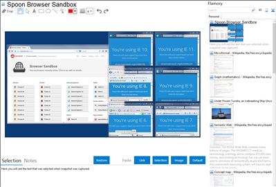 Spoon Browser Sandbox - Flamory bookmarks and screenshots