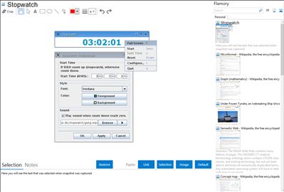 Stopwatch - Flamory bookmarks and screenshots