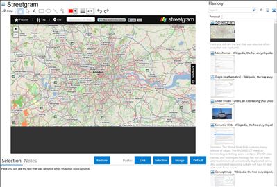 Streetgram - Flamory bookmarks and screenshots