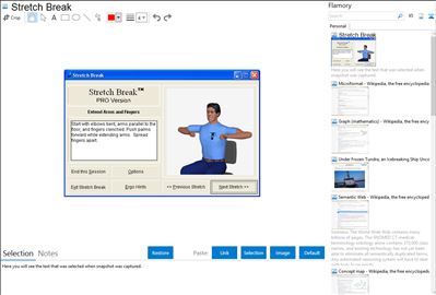 Stretch Break - Flamory bookmarks and screenshots