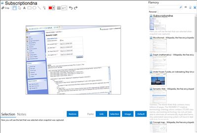 Subscriptiondna - Flamory bookmarks and screenshots