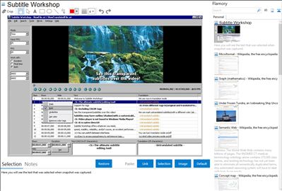Subtitle Workshop - Flamory bookmarks and screenshots