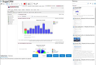 SugarCRM - Flamory bookmarks and screenshots