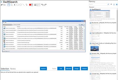 SwiftSearch - Flamory bookmarks and screenshots