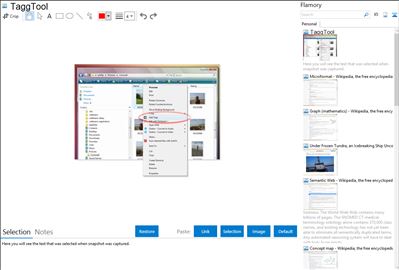 TaggTool - Flamory bookmarks and screenshots