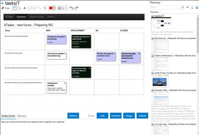 tasksIT - Flamory bookmarks and screenshots