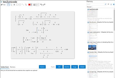 tex2unicode - Flamory bookmarks and screenshots