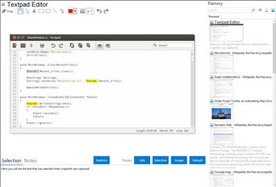 Textpad Editor - Flamory bookmarks and screenshots