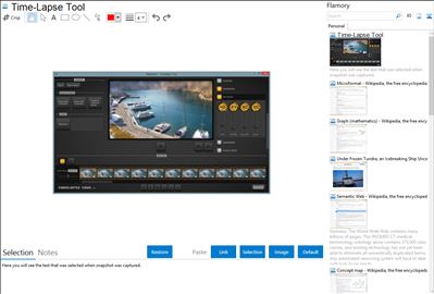 Time-Lapse Tool - Flamory bookmarks and screenshots