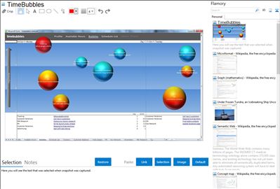 TimeBubbles - Flamory bookmarks and screenshots