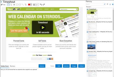 Timeshout - Flamory bookmarks and screenshots