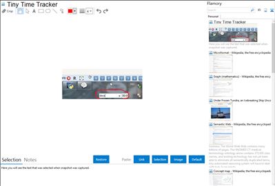 Tiny Time Tracker - Flamory bookmarks and screenshots
