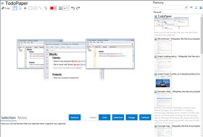 TodoPaper - Flamory bookmarks and screenshots