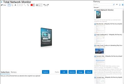 Total Network Monitor - Flamory bookmarks and screenshots