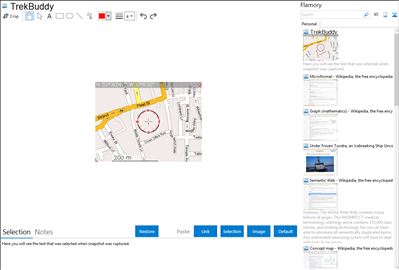 TrekBuddy - Flamory bookmarks and screenshots
