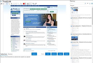 TrustLink - Flamory bookmarks and screenshots