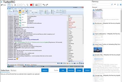 TurboIRC - Flamory bookmarks and screenshots