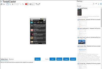 TweetCaster - Flamory bookmarks and screenshots