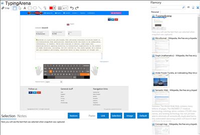 TypingArena - Flamory bookmarks and screenshots