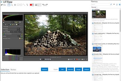 UFRaw - Flamory bookmarks and screenshots