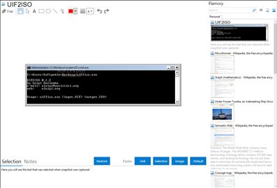 UIF2ISO - Flamory bookmarks and screenshots
