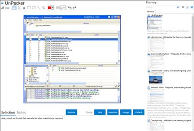 UnPacker - Flamory bookmarks and screenshots