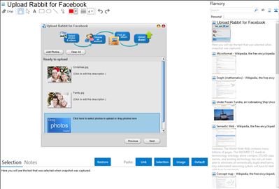 Upload Rabbit for Facebook - Flamory bookmarks and screenshots