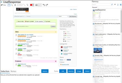 UseResponse - Flamory bookmarks and screenshots