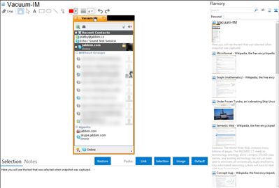Vacuum-IM - Flamory bookmarks and screenshots