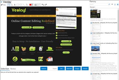 Veolay - Flamory bookmarks and screenshots