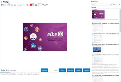 Vibe - Flamory bookmarks and screenshots