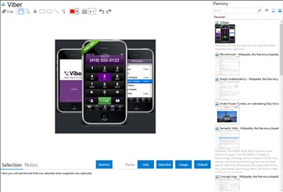 Viber - Flamory bookmarks and screenshots