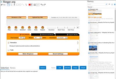 Ringer.org - Flamory bookmarks and screenshots
