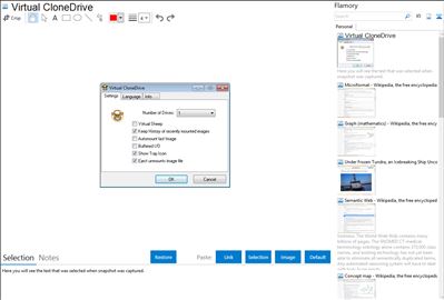 Virtual CloneDrive - Flamory bookmarks and screenshots