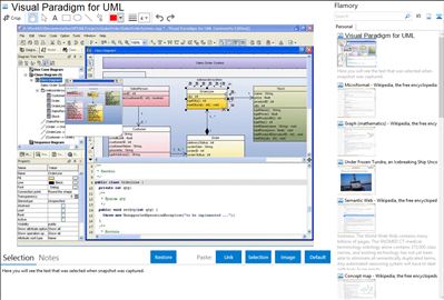 Visual Paradigm for UML - Flamory bookmarks and screenshots