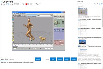 VoidWorld - Flamory bookmarks and screenshots