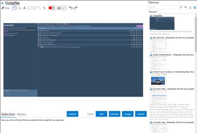 Volafile - Flamory bookmarks and screenshots