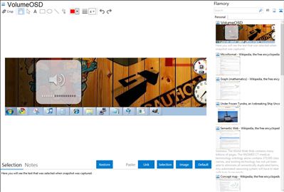 VolumeOSD - Flamory bookmarks and screenshots