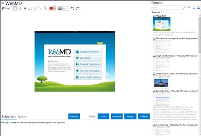WebMD - Flamory bookmarks and screenshots