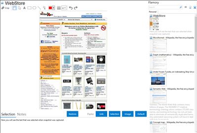 WebStore - Flamory bookmarks and screenshots