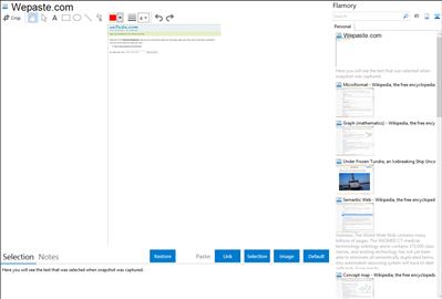 Wepaste.com - Flamory bookmarks and screenshots