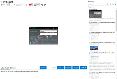 WifiSpot - Flamory bookmarks and screenshots