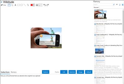 Wikitude - Flamory bookmarks and screenshots