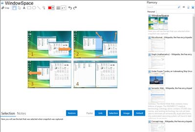 WindowSpace - Flamory bookmarks and screenshots