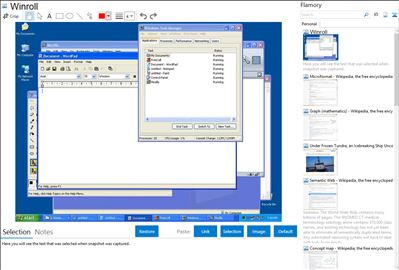 Winroll - Flamory bookmarks and screenshots