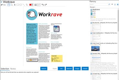 Workrave - Flamory bookmarks and screenshots