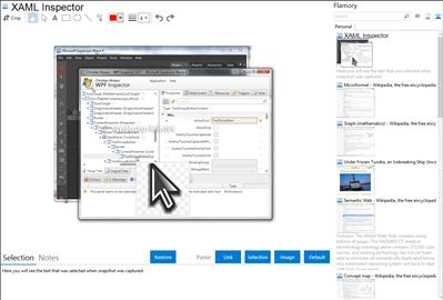 XAML Inspector - Flamory bookmarks and screenshots
