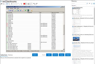 wxChecksums - Flamory bookmarks and screenshots